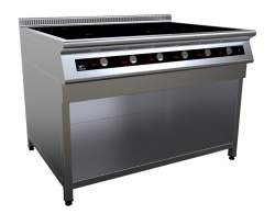 Купить плита индукционная кобор i96s1 на полузакрытом стенде с 6 зон.нагр. (6*3,5 квт) – цена от завода, доставка до двери | RuOborudovanie.ru