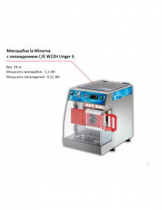 Мясорубка la Minerva C/E W22H UNGER 3 с охлаждением