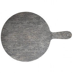 Купить доска сервировочная с ручкой d32см, меламин, buffet melamine, цвет дерево zplrpdw1 – цена от завода, доставка до двери | RuOborudovanie.ru