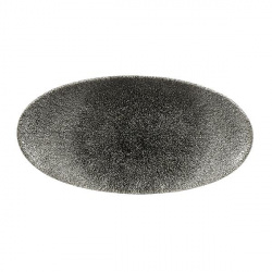 Купить блюдо овальное chefs 29,9х15см, без борта, цвет raku quartz black, studio prints rkbqov301 – цена от завода, доставка до двери | RuOborudovanie.ru