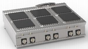 Плита 6 конфорочная 740 серии Tecnoinox Pcs12E7 716007