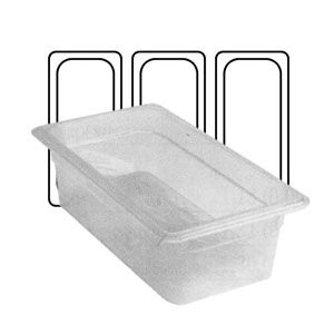 Гастроемкость из полипропилена GN1/6*6,5 см Paderno 1470906