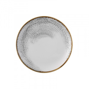 Тарелка мелкая 28,8СМ, без борта, цвет Jasper Grey, Studio Prints Homespun Accents Hajgev111