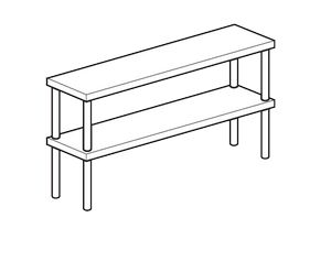 Полка настольная открытая Apach Chef Line Loso3513T2