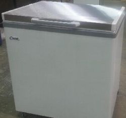 Ларь морозильный Снеж МЛК-350 с нержавеющей крышкой 