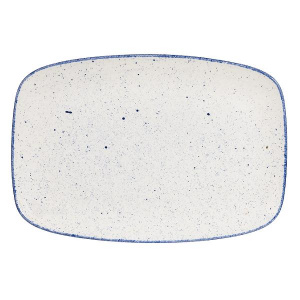 Блюдо прямоугольное Chefs 35,5Х24,5СМ, без борта, Stonecast Hints, цвет Indigo Blue Shbixp141