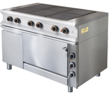 Плита 6 конфорочная 900 серии Итерма (Iterma) пкэ-6пр-1475/850/860-64