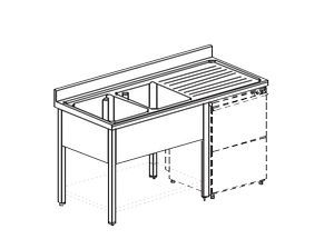 Ванна моечная Apach Chef Line L2S217-65Rwd