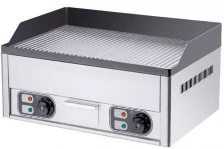 Гриль-сковорода Kocateq GH600FRNW электр. ребристая с 2 зон.нагр.