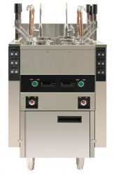 Купить макароноварка kocateq esbll540cas (2х30л) электр. напольная автоматическая с 6 порц.корзин – цена от завода, доставка до двери | RuOborudovanie.ru