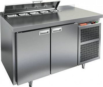Стол для салатов Hicold SL2-11GN (1/6) О островн. (+2+10), 2 двери, 1390х700х850мм