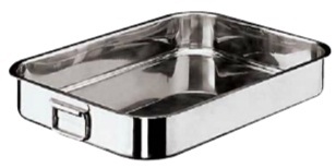 Противень Paderno 11941-45 из нержавеющей стали стандартный 45*30см