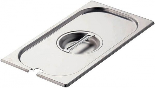 Крышка к гастроемкости Hurakan Gd-P 1/4 с отверстием для ложки