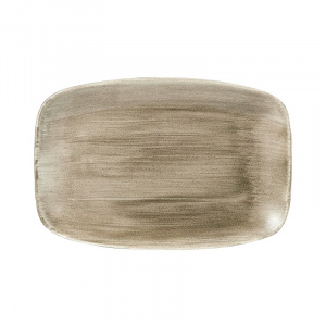 Блюдо прямоугольное Chefs 30Х19,9СМ, без борта, Stonecast Patina, цвет Antique Taupe Paatobl41