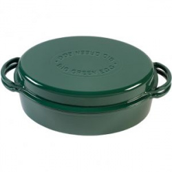 Купить духовка голландская зеленая овальная д/гриля big green egg 117670 – цена от завода, доставка до двери | RuOborudovanie.ru