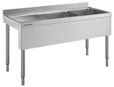 Ванна моечная Angelo Po 16L24S двойная