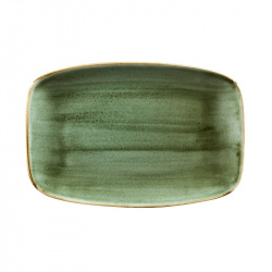 Купить блюдо прямоугольное chefs 30х19,9см, без борта, stonecast, цвет samphire green ssgsobl41 – цена от завода, доставка до двери | RuOborudovanie.ru