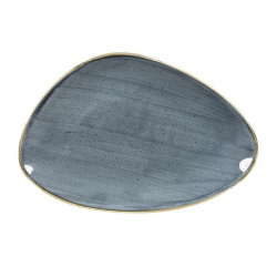 Купить блюдо треугольное chefs 30,4х20,5см, без борта, stonecast, цвет blueberry sbbstc301 – цена от завода, доставка до двери | RuOborudovanie.ru