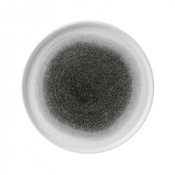 Купить тарелка мелкая chefs walled d26см h2см, с прямым бортом, цвет raku quartz black, studio prints rkbqw – цена от завода, доставка до двери | RuOborudovanie.ru